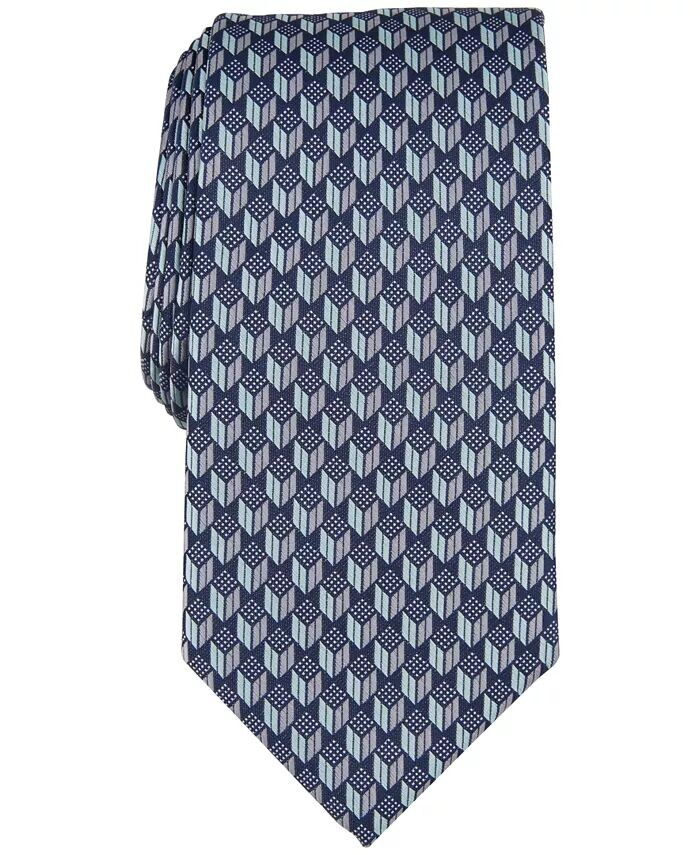 

Мужской галстук Briscoe 3D Cube Perry Ellis, серебро