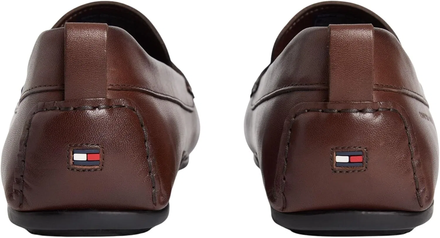 Мужские кожаные водительские туфли Tommy Hilfiger Core Hilfiger Fm0fm05790, Brown Dark Mocha — фото 2