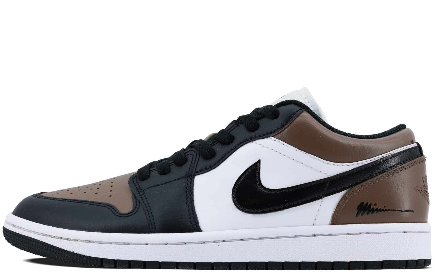 

Баскетбольные кроссовки Air 1 Vintage Men Low-Top Black/Brown Jordan, Черный, Баскетбольные кроссовки Air 1 Vintage Men Low-Top Black/Brown Jordan