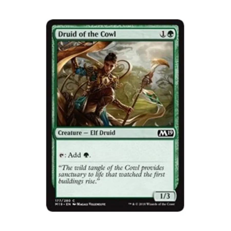 

CCG Друид Клобука (С) (Рольга), MTG - Core Set 2019