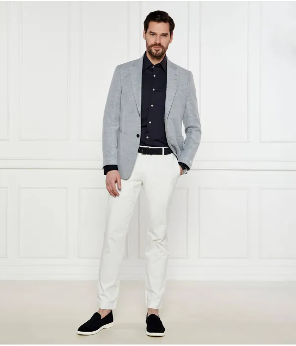 Рубашка h-hank-kent-c3-214 Slim fit Boss, синий — фото 2