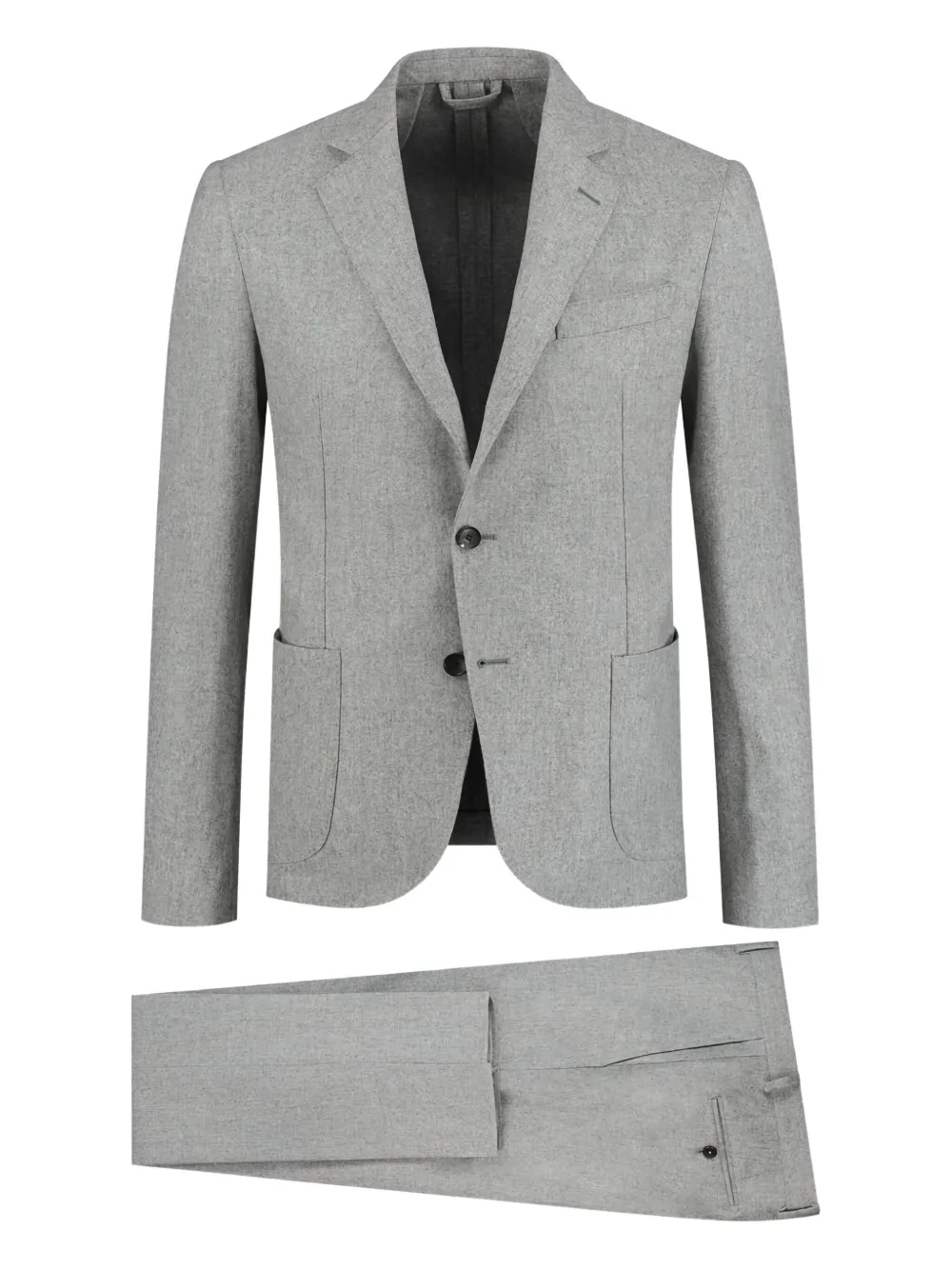 

Костюм с эффектом меланжа Luigi Borrelli, серый