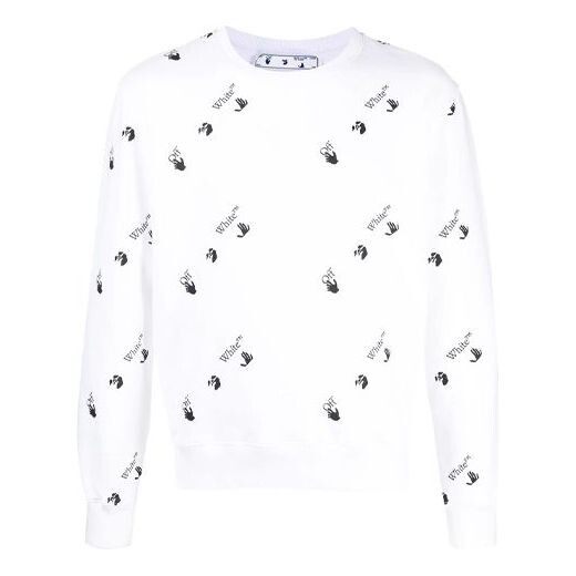 

Толстовка men's ss21 large logo printing white Off-White, белый