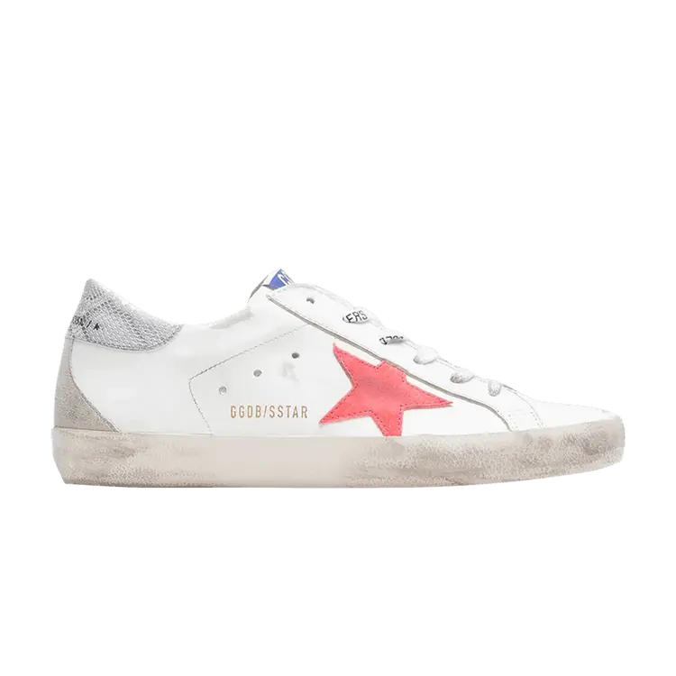 Кроссовки Golden Goose Wmns Superstar White Lobster Silver, белый