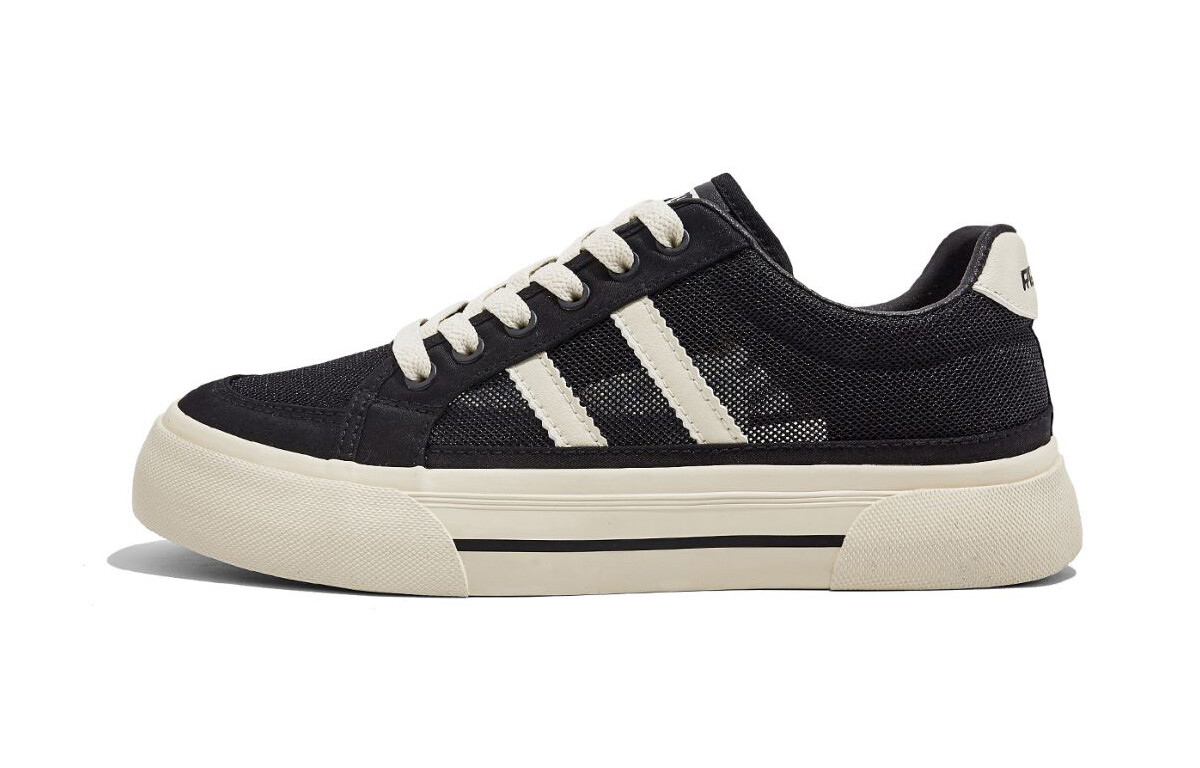 

Кроссовки RENBEN Skateboarding Shoes Men Low-top, черный