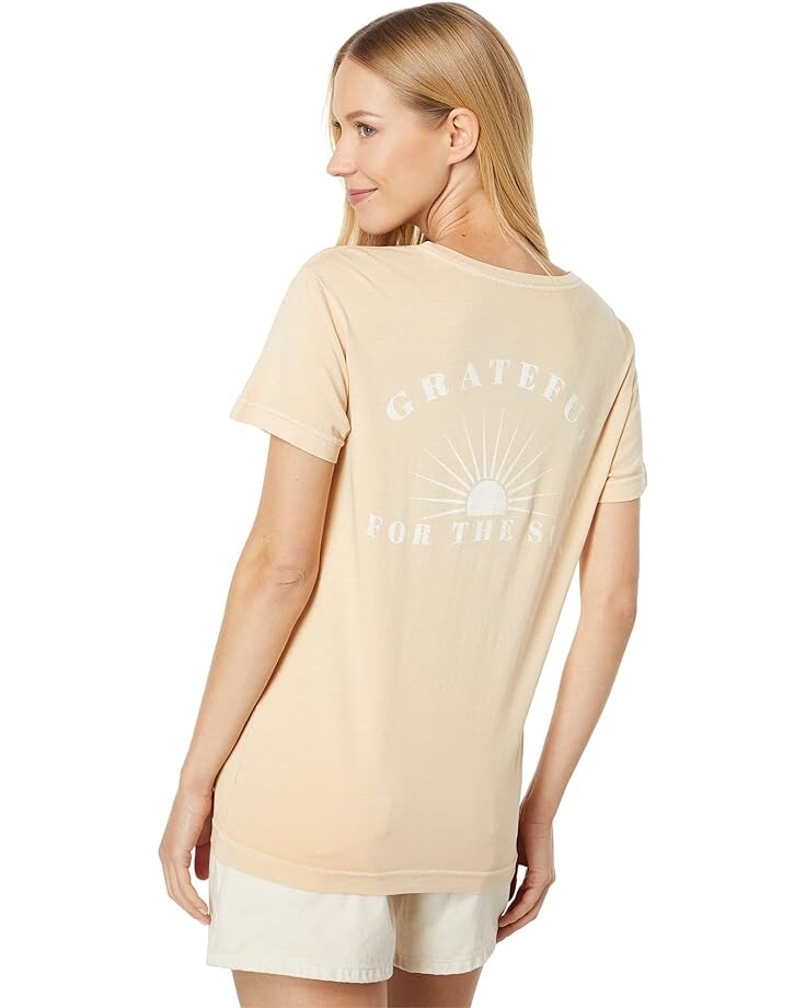 

Футболка Roxy Grateful Sun T-Shirt, бежевый