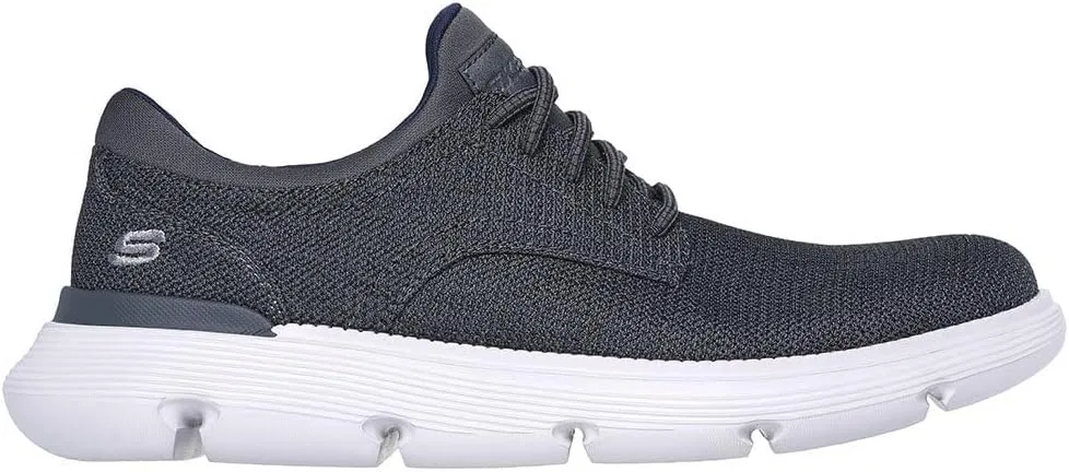 Мужские повседневные кроссовки Skechers Garza Reardon, Charcoal Mesh — фото 2
