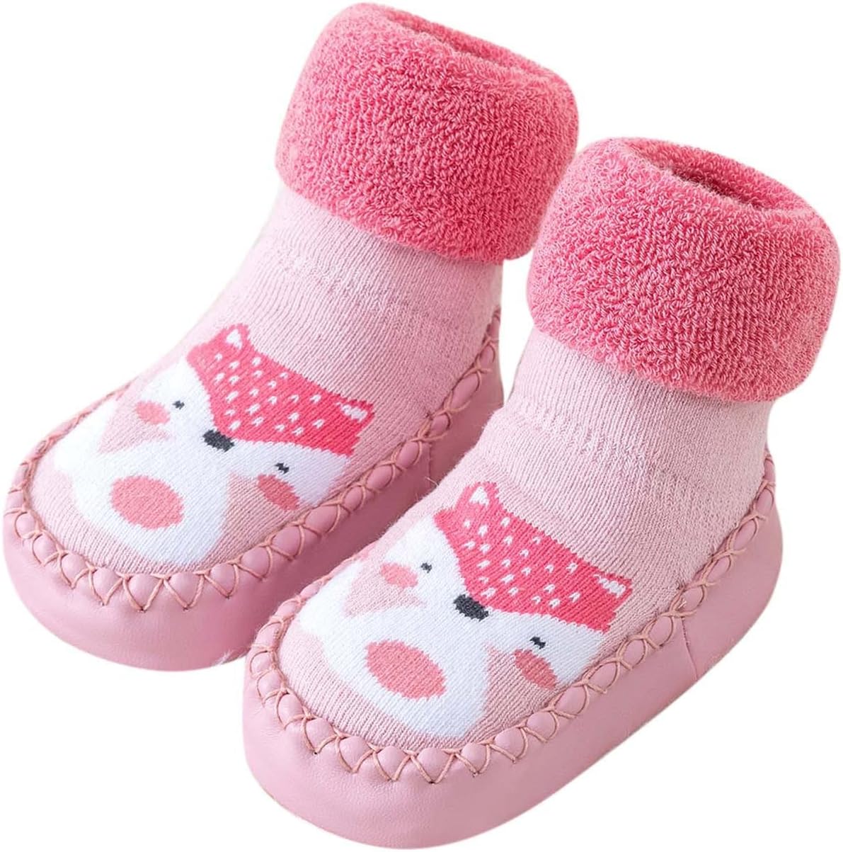 

Детские ботинки-тапочки для малышей, девочек, носочные туфли с эластичной вязкой, резиновая подошва, не скользящие, для дома и улицы, удобные кроссовки Generic, A