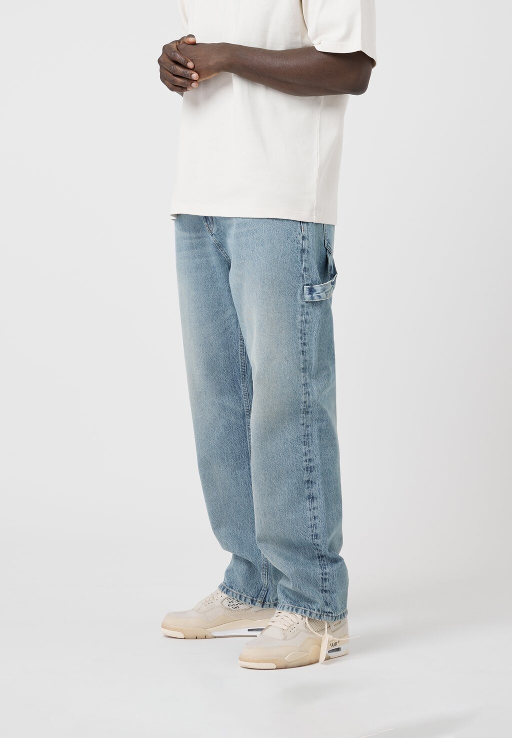 

Джинсы свободного кроя BAGGY JEANS WITH LOOP EIGHTYFIVE, цвет light blue