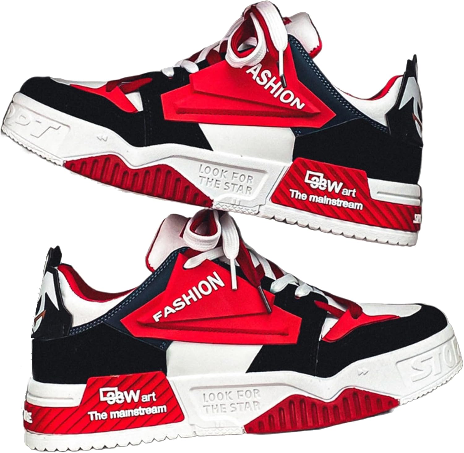 

Мужские модные кроссовки LIAHUIMIO в стиле уличного скейтборда, удобные нескользящие с шнуровкой, повседневные кроссовки для активного отдыха на открытом воздухе, красный