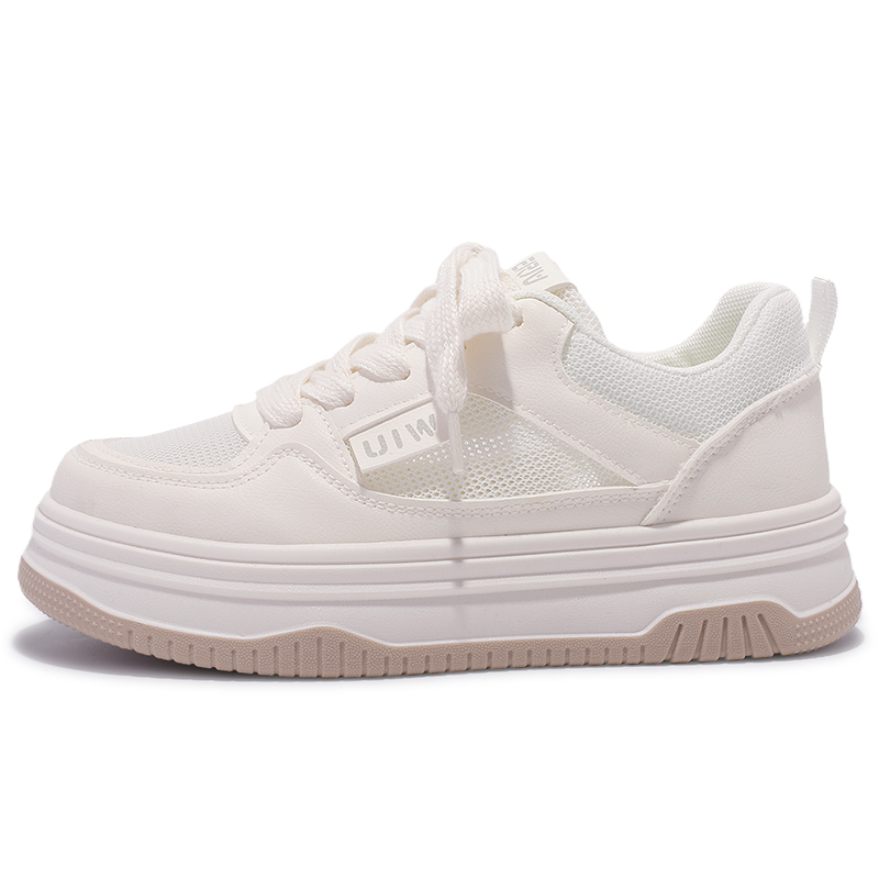 

Кроссовки Miss Zhang Skateboarding Shoes Women's Low-top Beige, бежевый