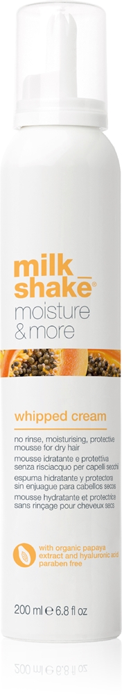 

Увлажняющий крем со взбитыми сливками для сухих волос Moisture & More Milk_Shake, 200 мл