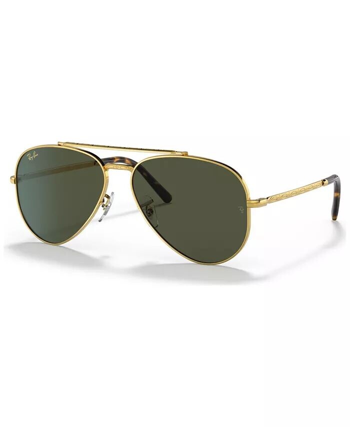 

Солнцезащитные очки унисекс, RB3625 NEW AVIATOR Ray-Ban, золото