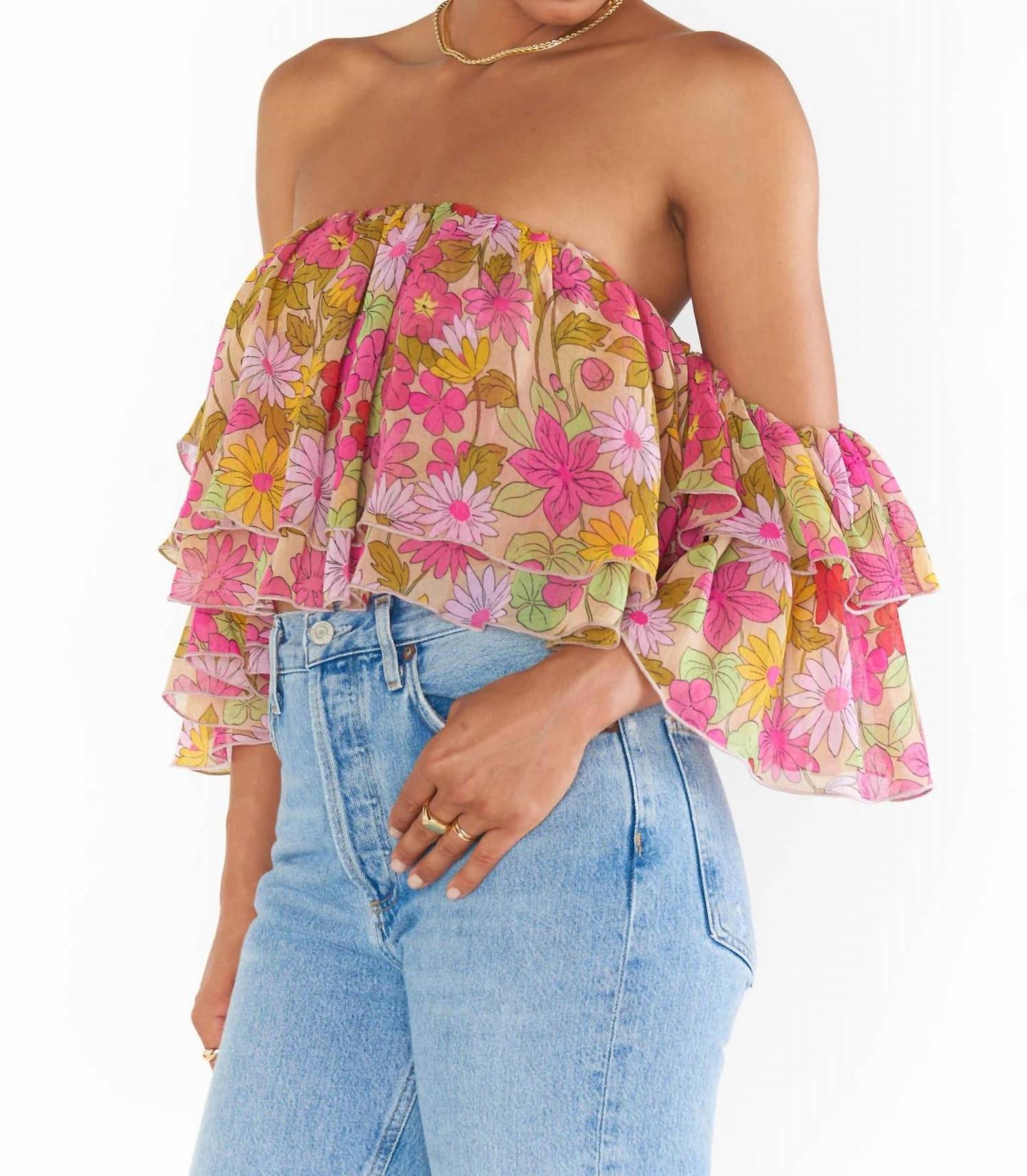 

Топ Rossella Floral в цвете Carnaby Floral Show Me Your Mumu