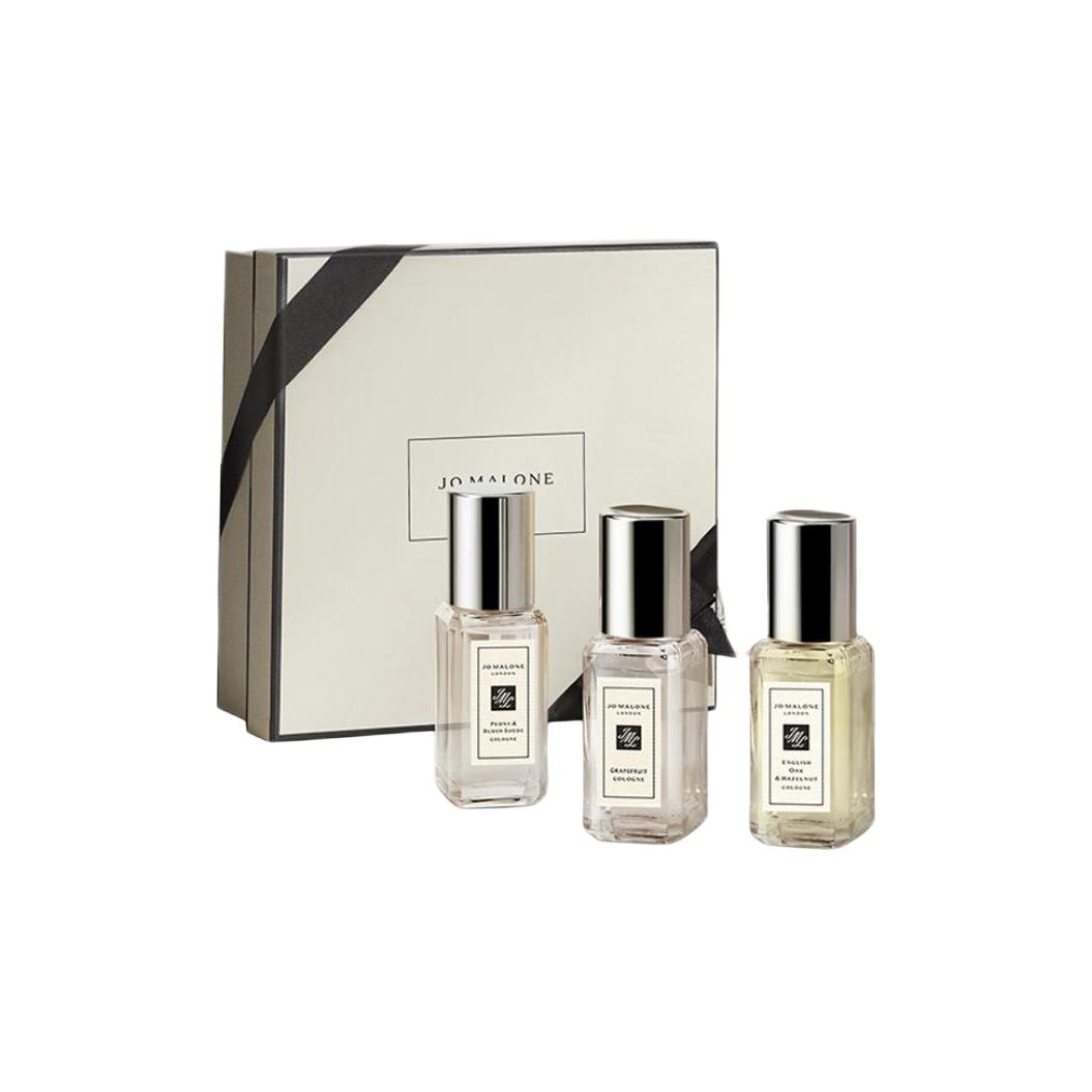 

Набор пробников духов zumalong три предмета туалетная вода cedar mint 9мл+9мл+9мл Jo Malone London, Three-Piece Set: Peony and Blush Suede Perfume 9ml+Pomelo Perfume 9ml+UK Oak and Hazelnuts Perfume 9ml