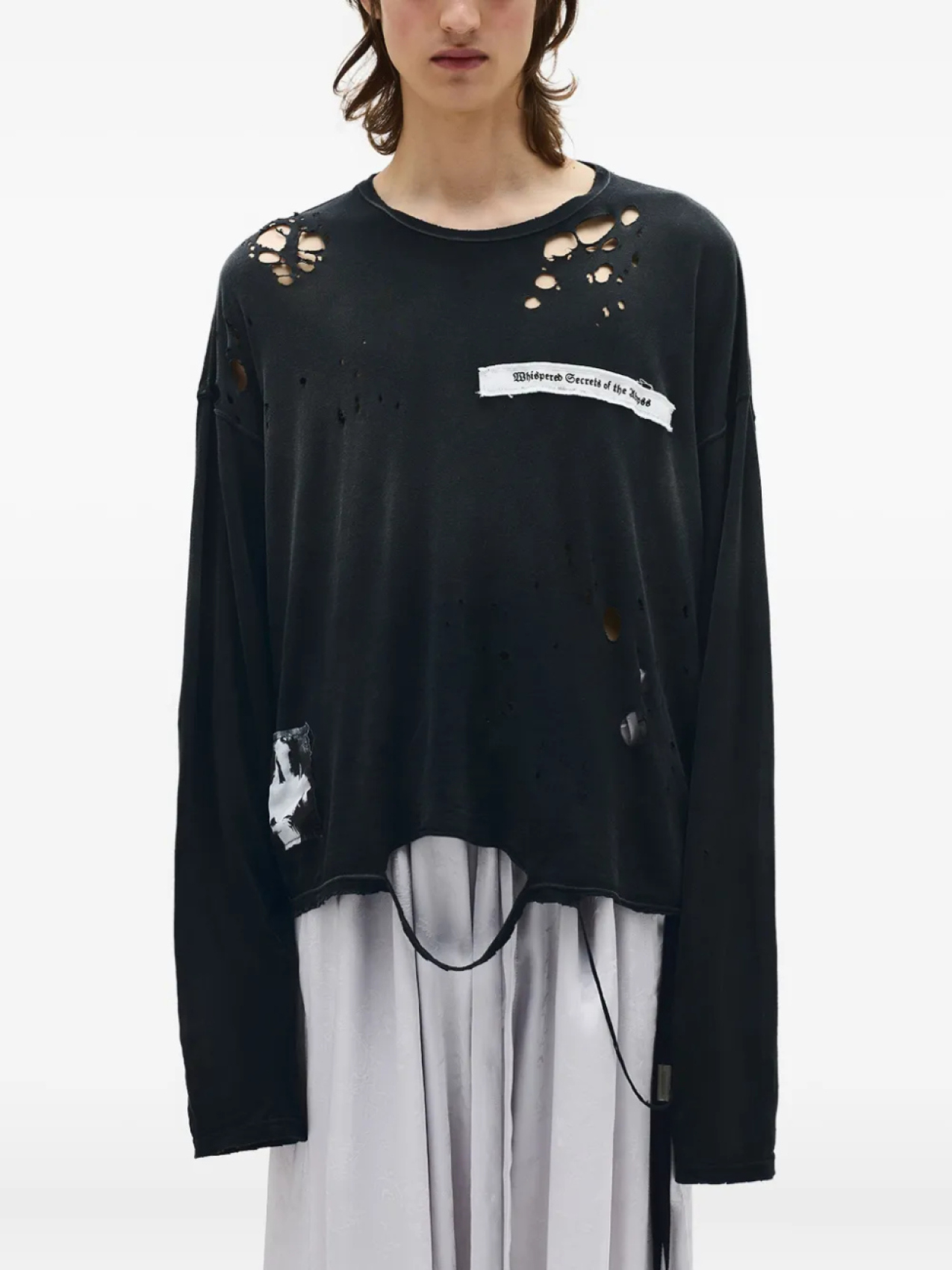 

Ann Demeulemeester футболка Emil, черный