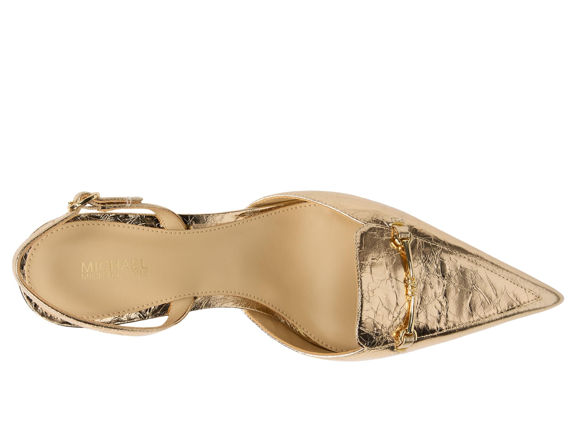 Туфли MICHAEL Michael Kors Lena Sling Pump, цвет Pale Gold — фото 2