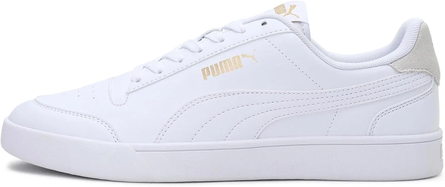 Спортивные кроссовки PUMA Shuffle унисекс, Puma White Puma White Puma Team Gold