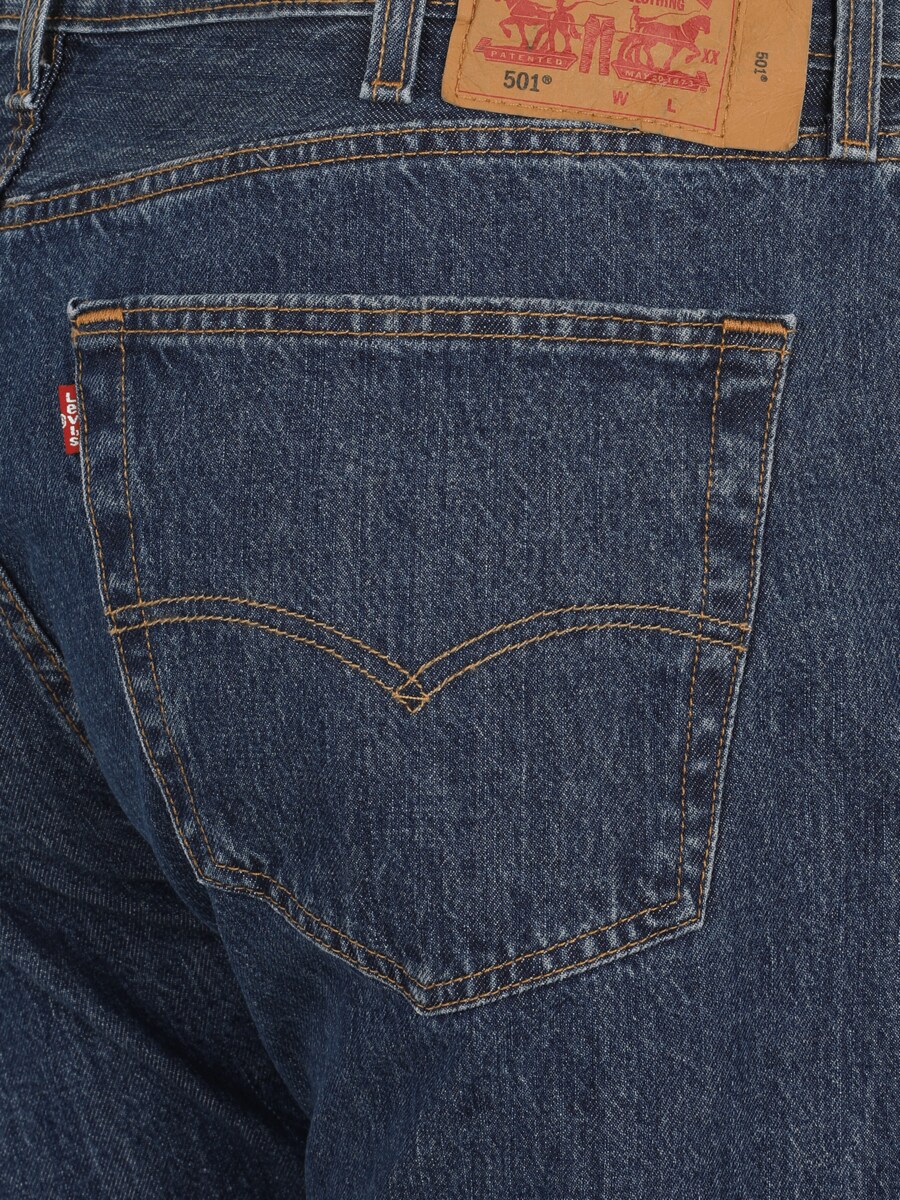 Обычные джинсы Levi's Big & Tall 501 Original, синий деним — фото 4