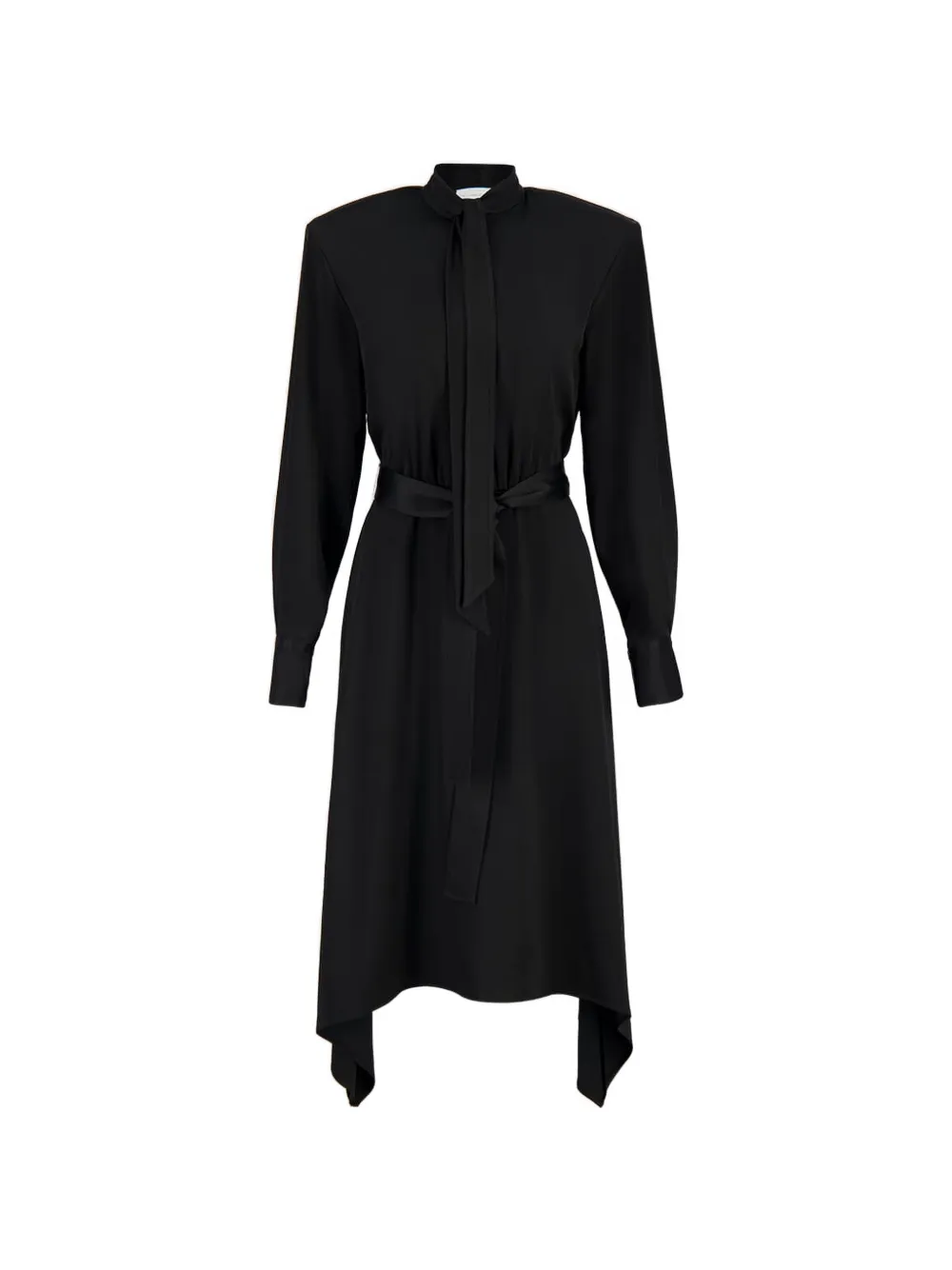 

Платье миди с галстуком на шее STELLA MCCARTNEY, черный