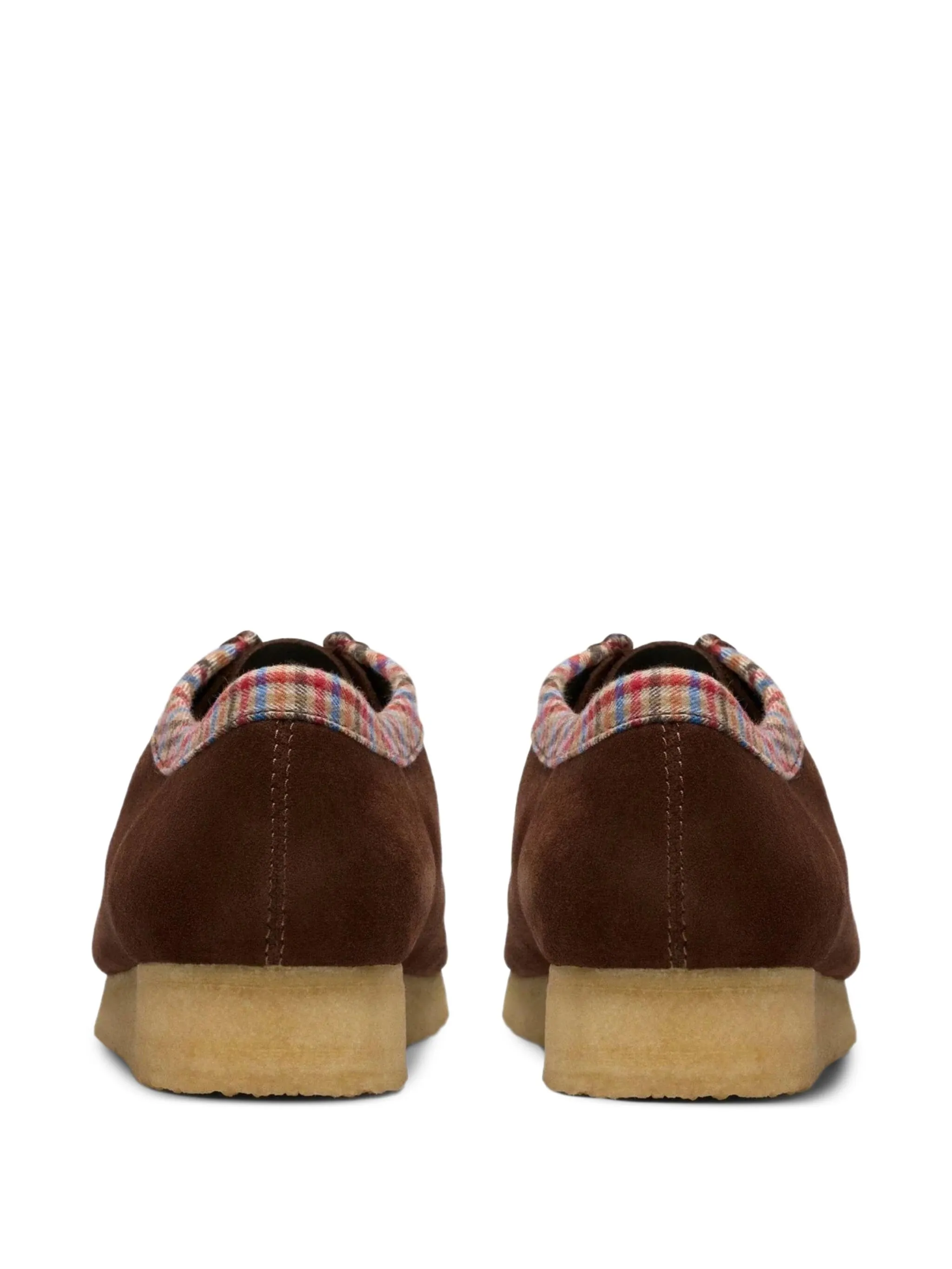 Ботинки с отделкой в клетку Clarks Originals, коричневый — фото 3