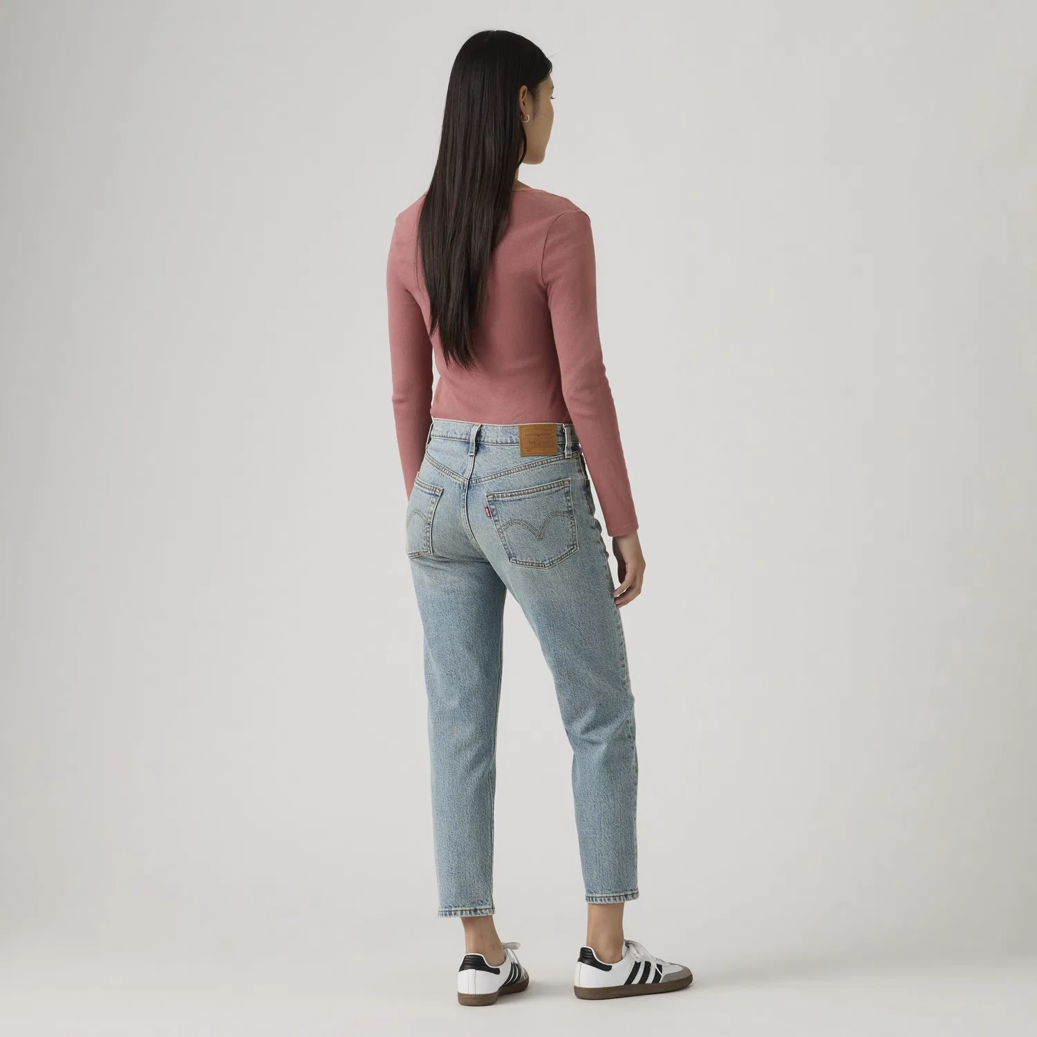 Женские укороченные джинсы 501 Levi's, Medium Wash — фото 3