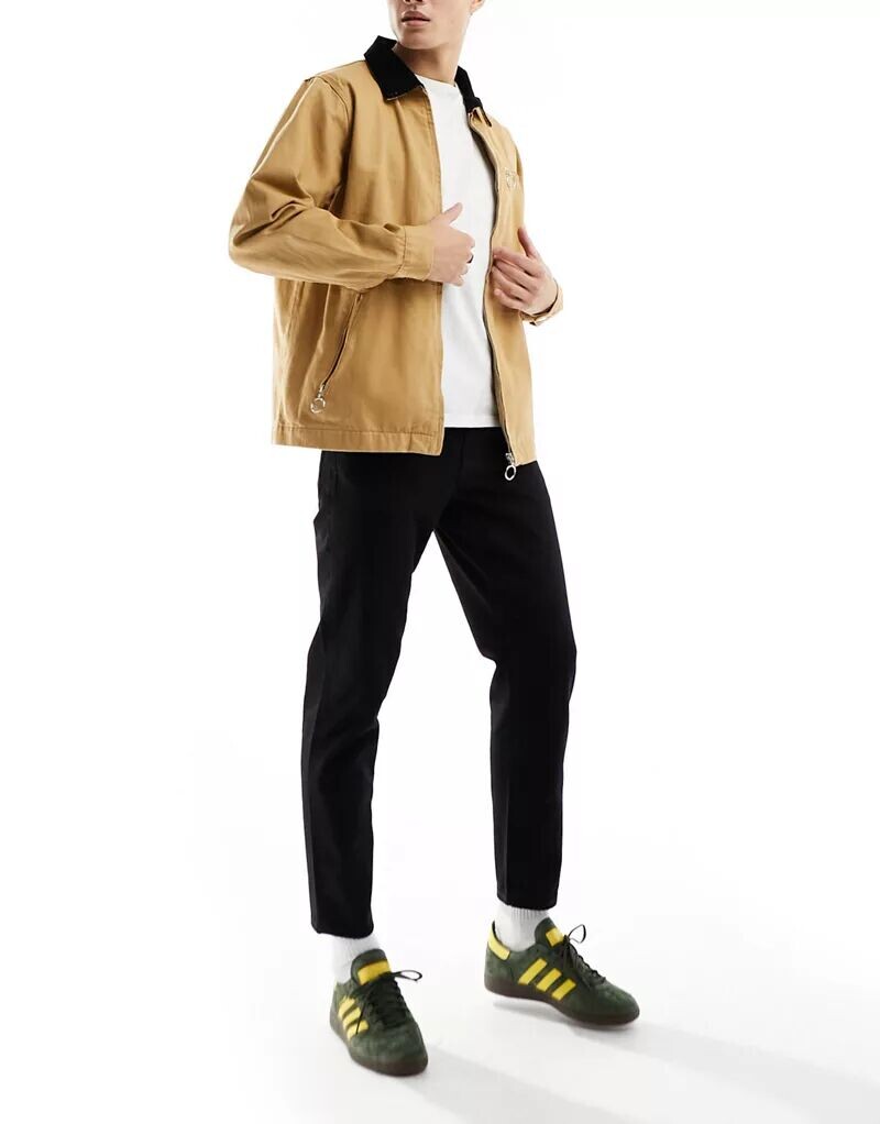 

Черные классические жесткие джинсы ASOS No Fade