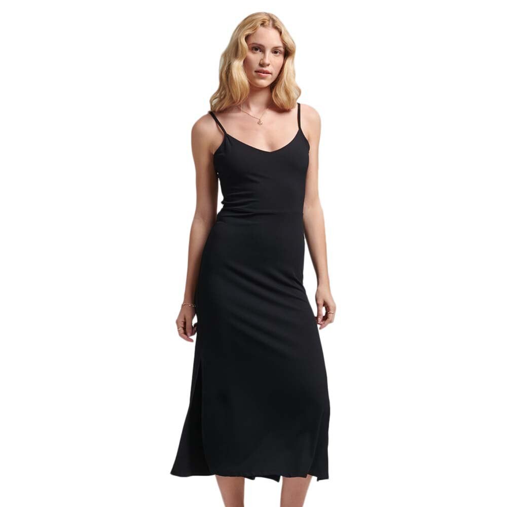 

Платье Superdry Studios Jersey Open Back, черный