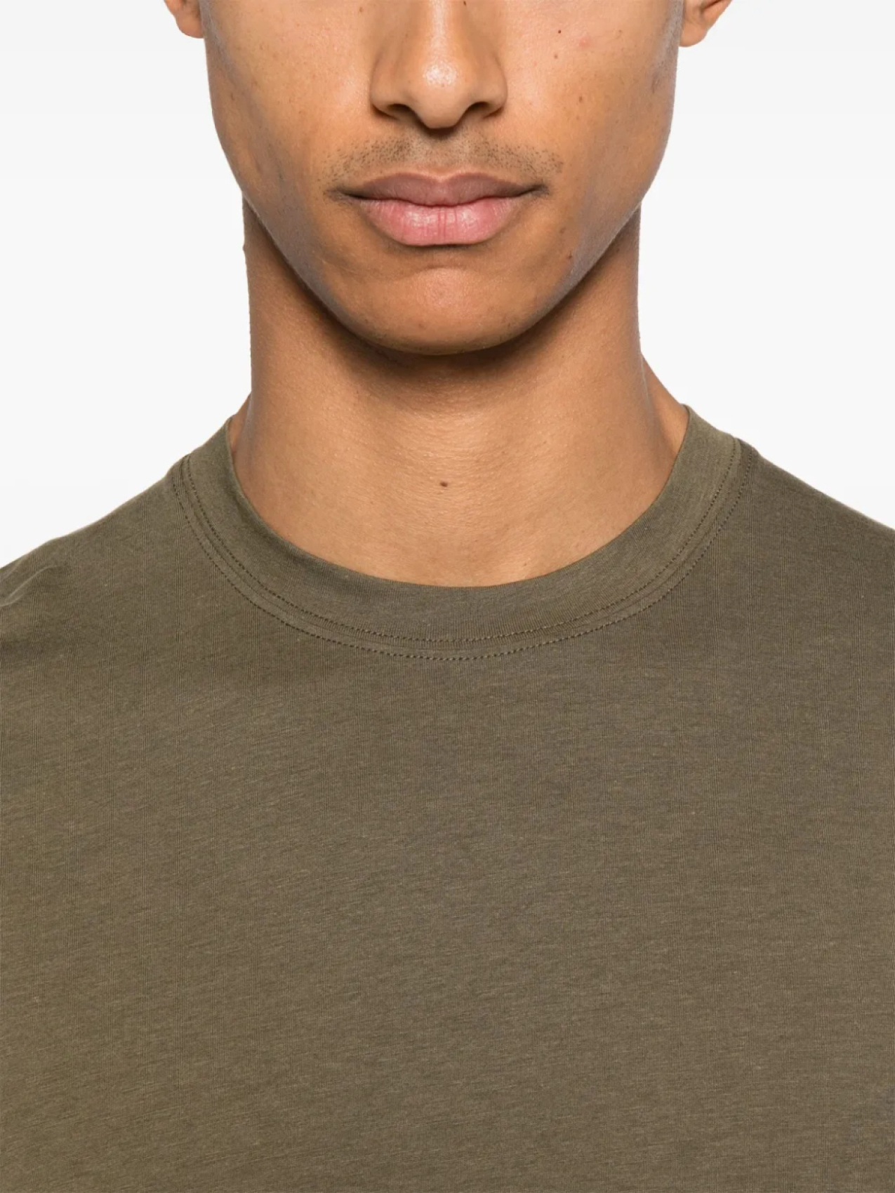 Футболка Tom Ford Lyocell Cotton Crew Neck, зеленый — фото 4