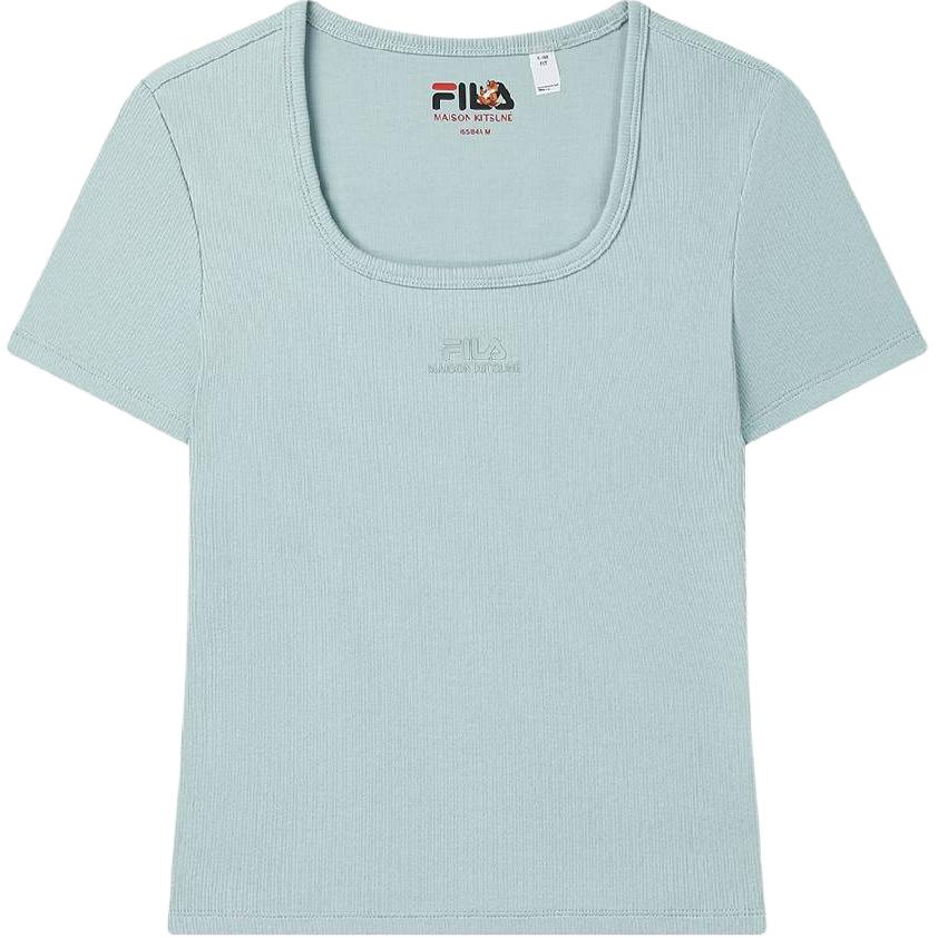 

FILA Футболка MAISON KITSUNE ORIGINALE женская Fruit Gray Green, Зеленый, FILA Футболка MAISON KITSUNE ORIGINALE женская Fruit Gray Green