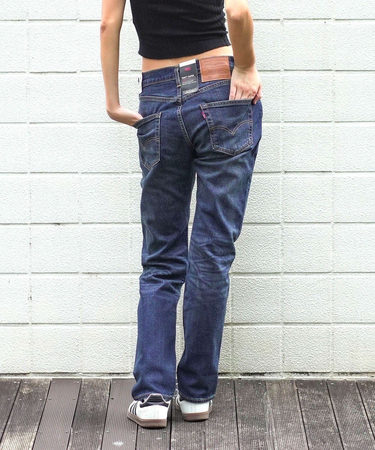 [LEVI'S] Джинсы 502 Regular Tapered Tannin Jeans — фото 4