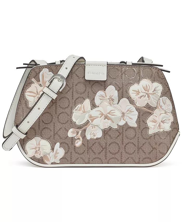 

Оригинальное название: Audrey Floral Logo Emboss Crossbody Перевод на русский: Сумка кросс-боди Audrey с цветочным логотипом и тиснением Calvin Klein, мультиколор