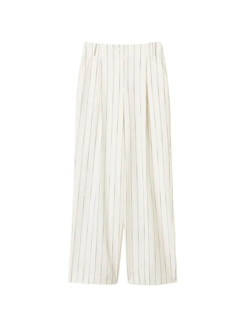 

Брюки палаццо в тонкую полоску Twinset, белый