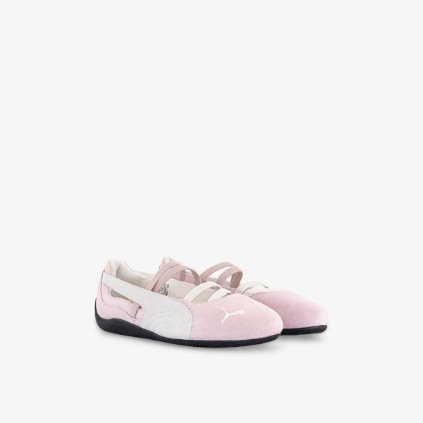 Балетки Puma Speedcat из замши с низким верхом, розовый — фото 3