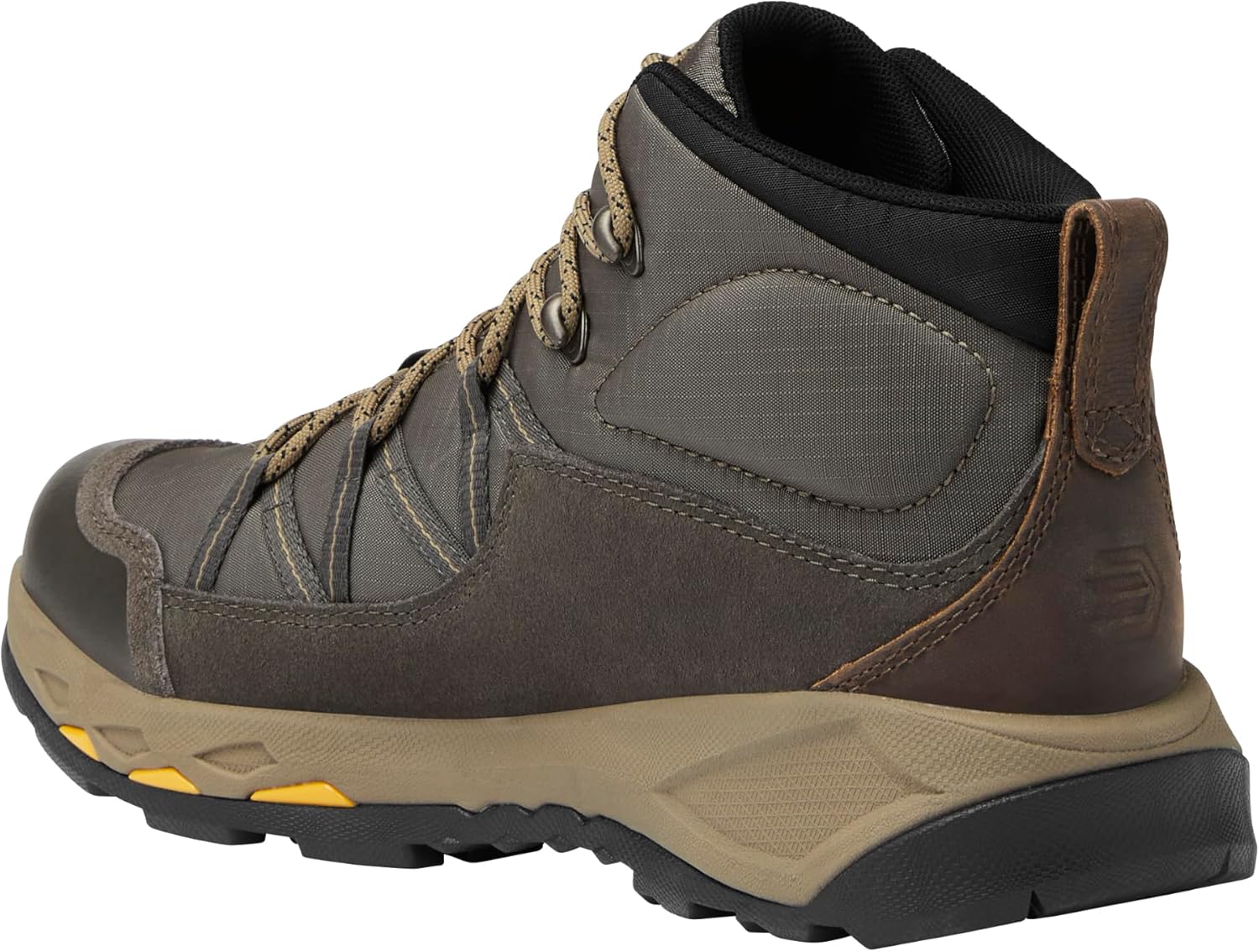 Мужские походные ботинки LaCrosse San Juan Mid 4 с мембраной Gore-Tex - водонепроницаемые, из прочной кожи, с промежуточной подошвой из EVA и сцеплением на любой поверхности, оливковый — фото 2