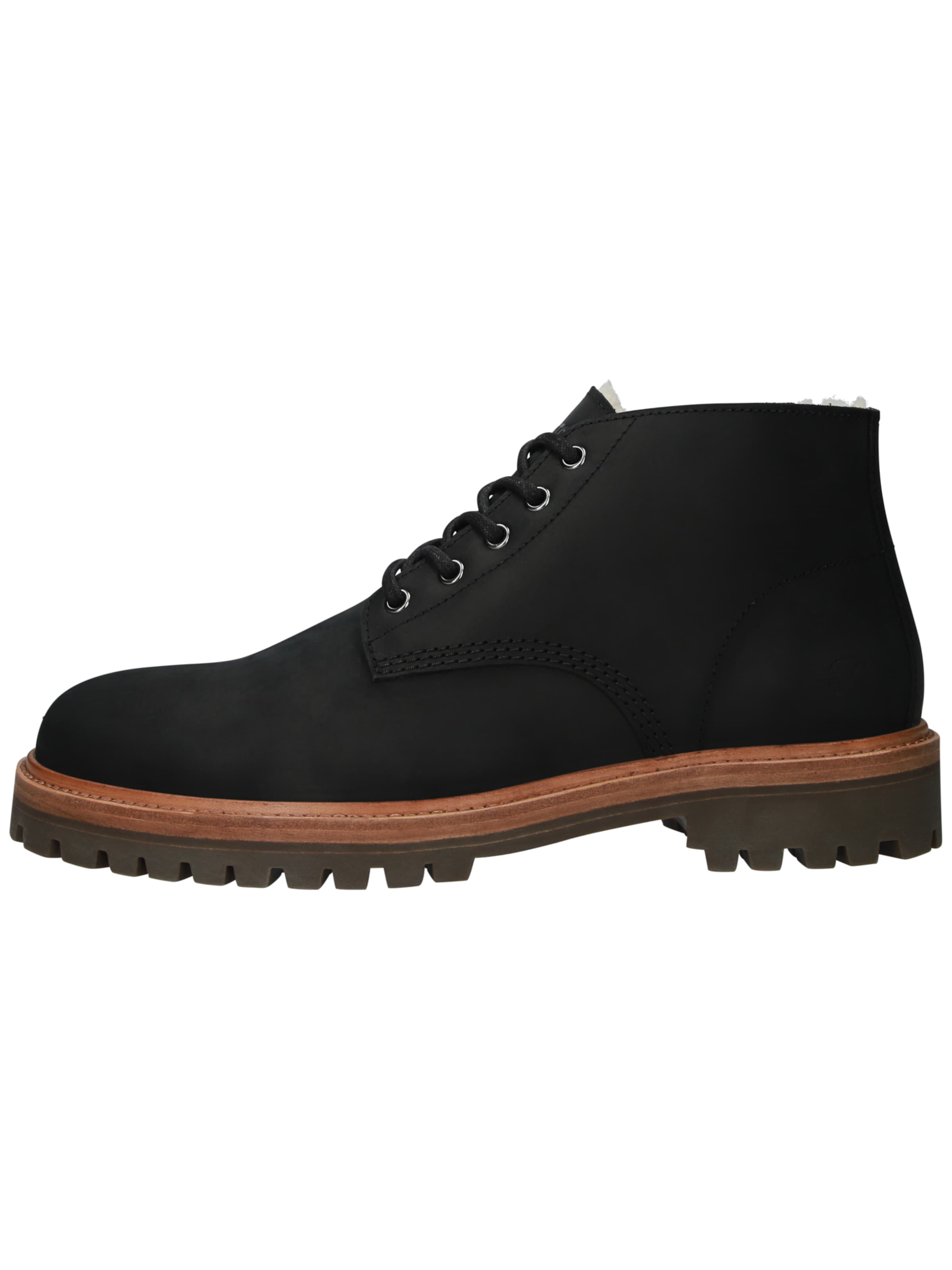 

BLACKSTONE Шнурованные ботинки 'Gastown Fosca EG581' в черном цвете