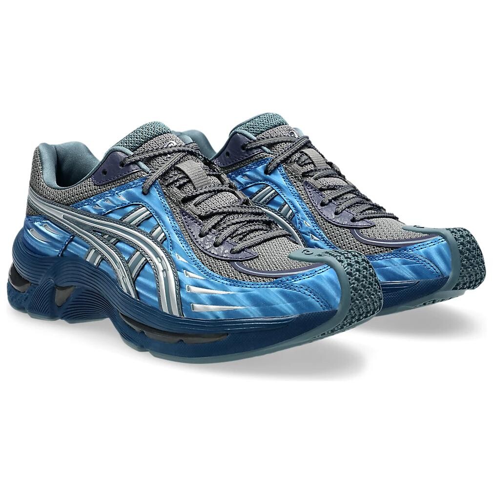 Кроссовки Kiko Kostadinov X Asics GEL-FLAMMAE Lifestyle Shoes Unisex Low-top Blue/grey/silver, синий/серый/серебряный — фото 3