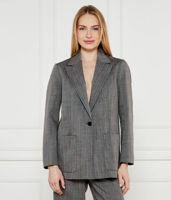

Шерстяная куртка ibis Relaxed fit Max&Co., серый