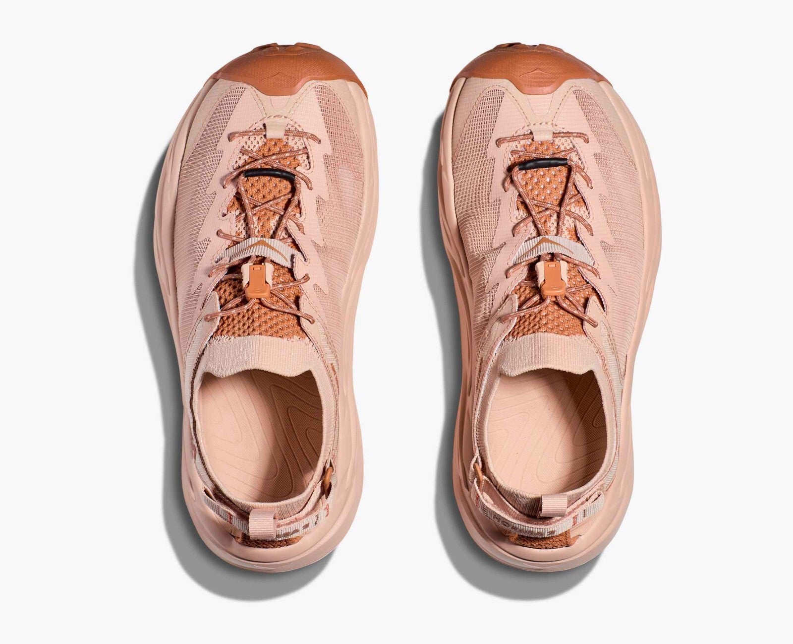 Hoka One One Hopara 2 1147670-CMCD Сандалии Женские 10 Крем Кедр Походные DWA371, коричневый — фото 4