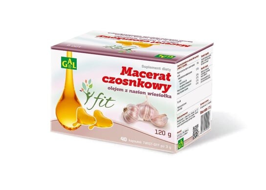 

Gal Garlic Macerat с маслом семян вечерней примулы, Добавка , 40 капсул с закручивающейся крышкой