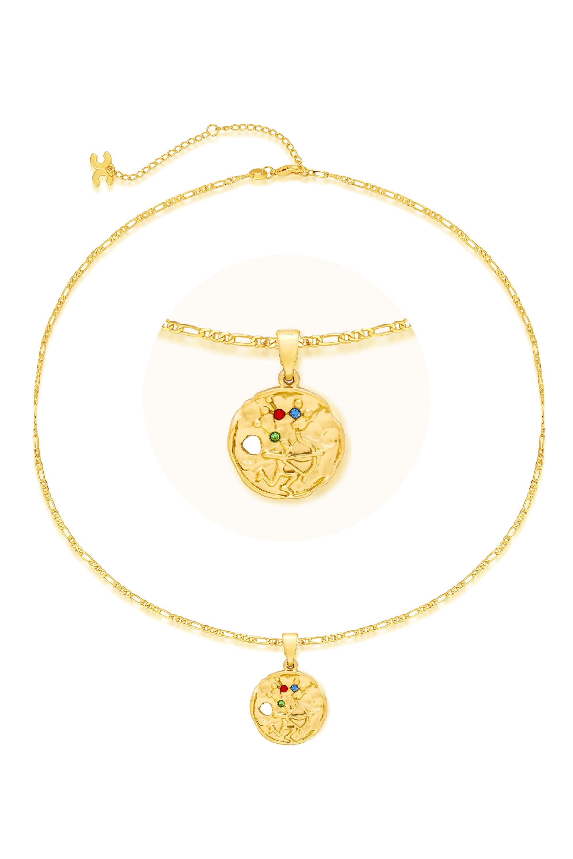 

Комплект из золотого скульптурного кулона со знаком зодиака - Овен Classicharms, Sagittarius