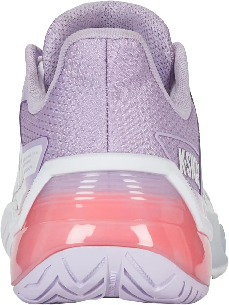 Кроссовки теннисные K-Swiss Ultrashot 4, White/Orchid Petal/Neon Blaze — фото 4