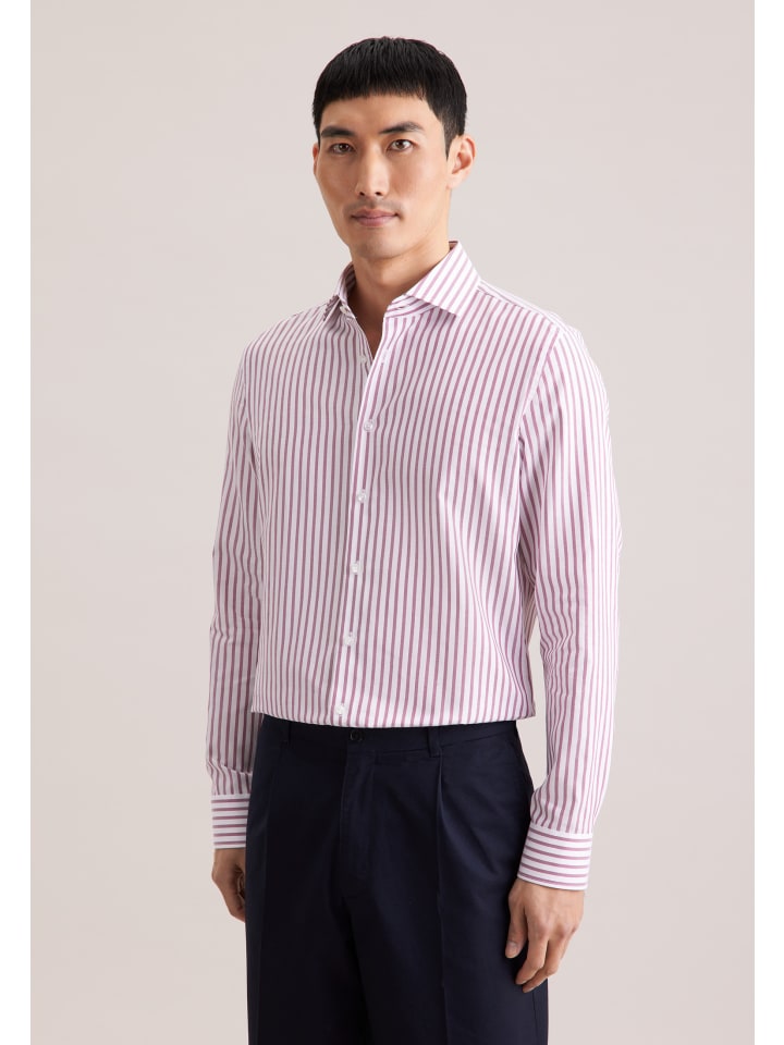 

Seidensticker Приталенная деловая рубашка розового цвета