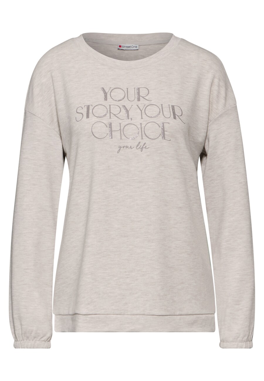 

Лонгслив STREET ONE Shirt, бежевый
