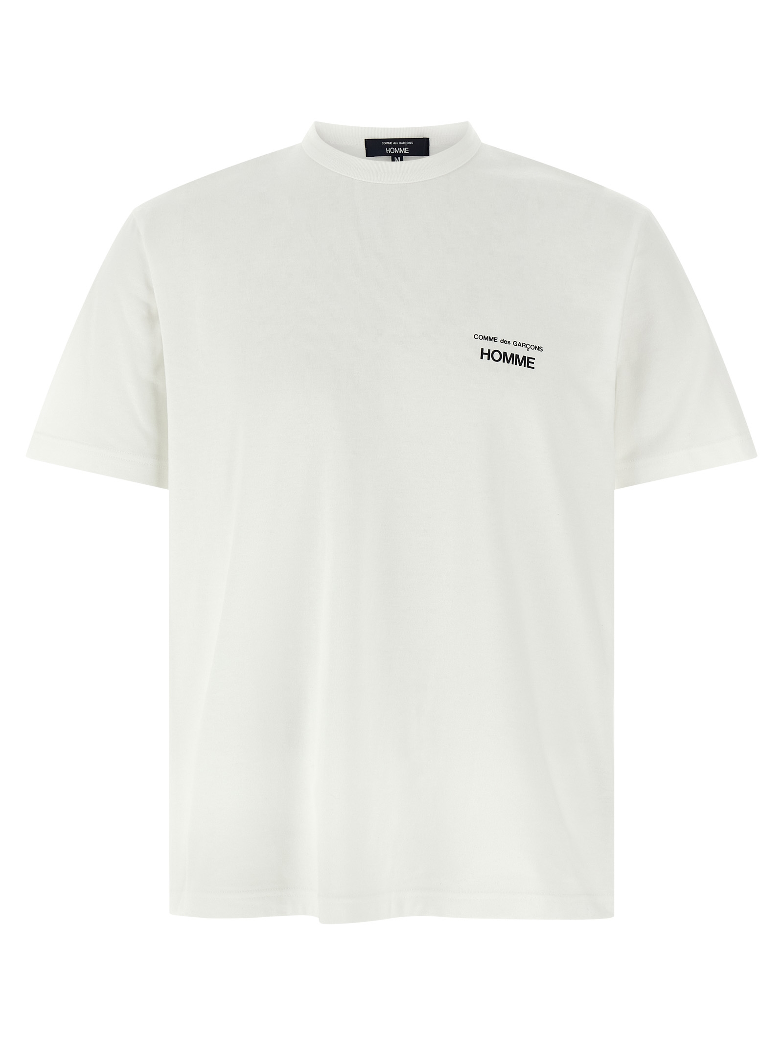 

Футболка с логотипом COMME DES GARҪONS HOMME, белый/черный