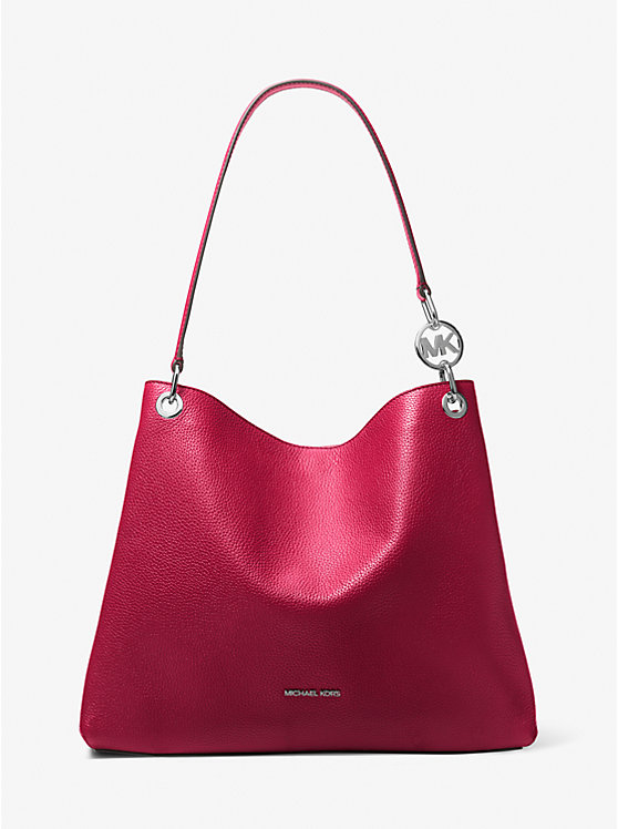 

Большая сумка через плечо Christina из шагреневой кожи Michael Kors, красный