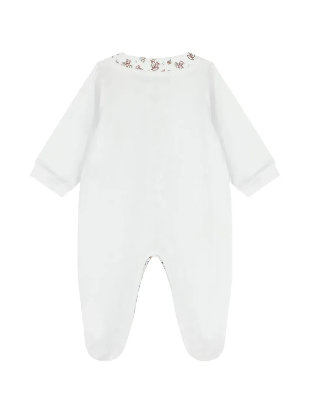Детский комбинезон с принтом плюшевого мишки Aigner Kids, белый — фото 2