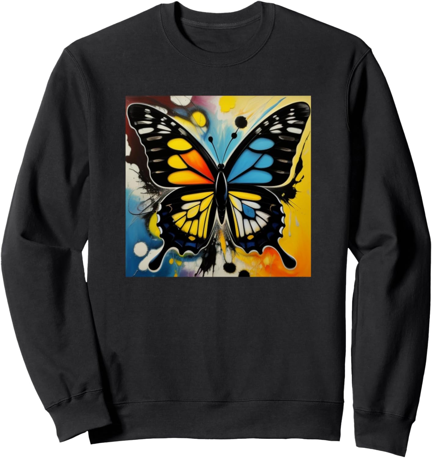 

Толстовка с разноцветными бабочками для любителей бабочек Butterfly - Insects Girls Women Kids Boys Men Gift