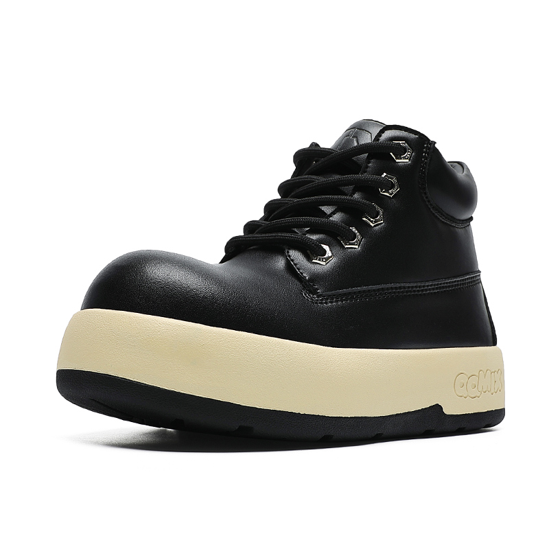 

FAPAI Черные унисекс платформенные ботинки, цвет Black