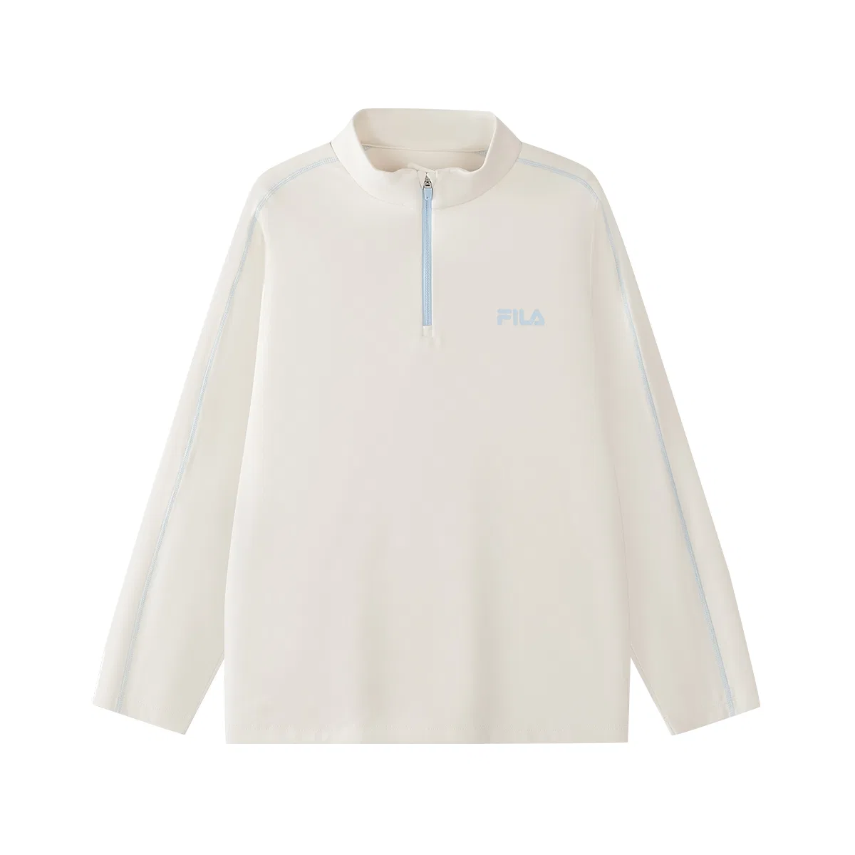 Футболка с полуводолазкой FILA KIDS Titanium White